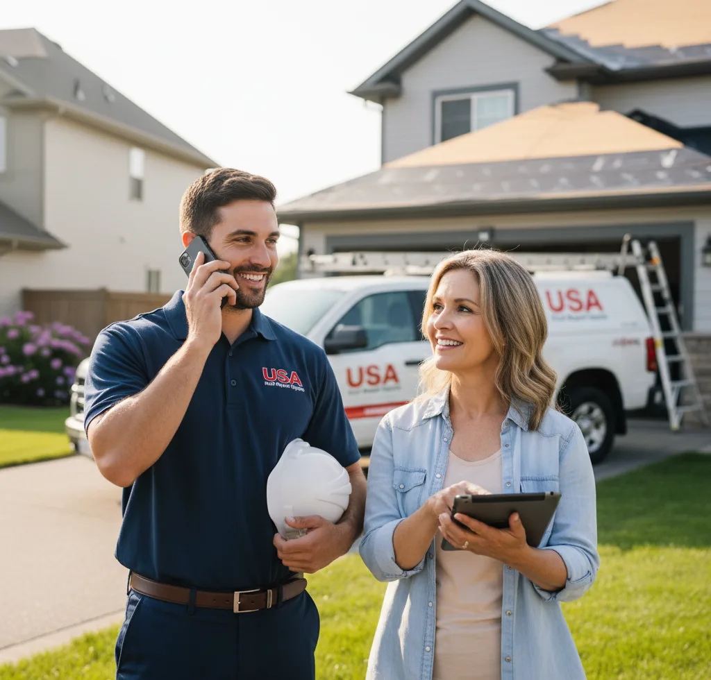 USA Roof Repair Experts customer support in St. Charles